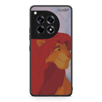 Thumbnail for OnePlus 12 Lion Love 1 Θήκη Αγίου Βαλεντίνου από τη Smartfits με σχέδιο στο πίσω μέρος και μαύρο περίβλημα | Smartphone case with colorful back and black bezels by Smartfits