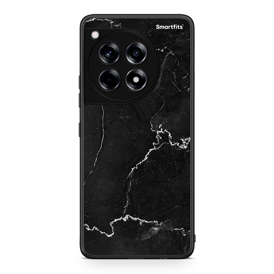 OnePlus 12 Marble Black θήκη από τη Smartfits με σχέδιο στο πίσω μέρος και μαύρο περίβλημα | Smartphone case with colorful back and black bezels by Smartfits