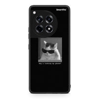 Thumbnail for OnePlus 12 Meme Cat θήκη από τη Smartfits με σχέδιο στο πίσω μέρος και μαύρο περίβλημα | Smartphone case with colorful back and black bezels by Smartfits