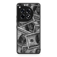 Thumbnail for OnePlus 12 Money Dollars θήκη από τη Smartfits με σχέδιο στο πίσω μέρος και μαύρο περίβλημα | Smartphone case with colorful back and black bezels by Smartfits