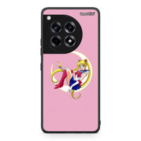 Thumbnail for OnePlus 12 Moon Girl θήκη από τη Smartfits με σχέδιο στο πίσω μέρος και μαύρο περίβλημα | Smartphone case with colorful back and black bezels by Smartfits