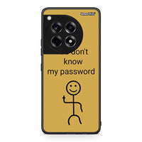 Thumbnail for OnePlus 12 My Password Θήκη από τη Smartfits με σχέδιο στο πίσω μέρος και μαύρο περίβλημα | Smartphone case with colorful back and black bezels by Smartfits