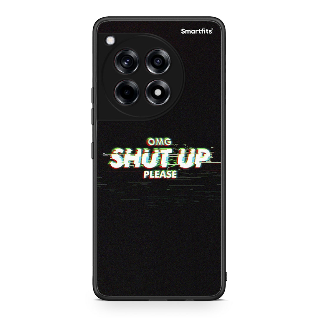 OnePlus 12 OMG ShutUp θήκη από τη Smartfits με σχέδιο στο πίσω μέρος και μαύρο περίβλημα | Smartphone case with colorful back and black bezels by Smartfits