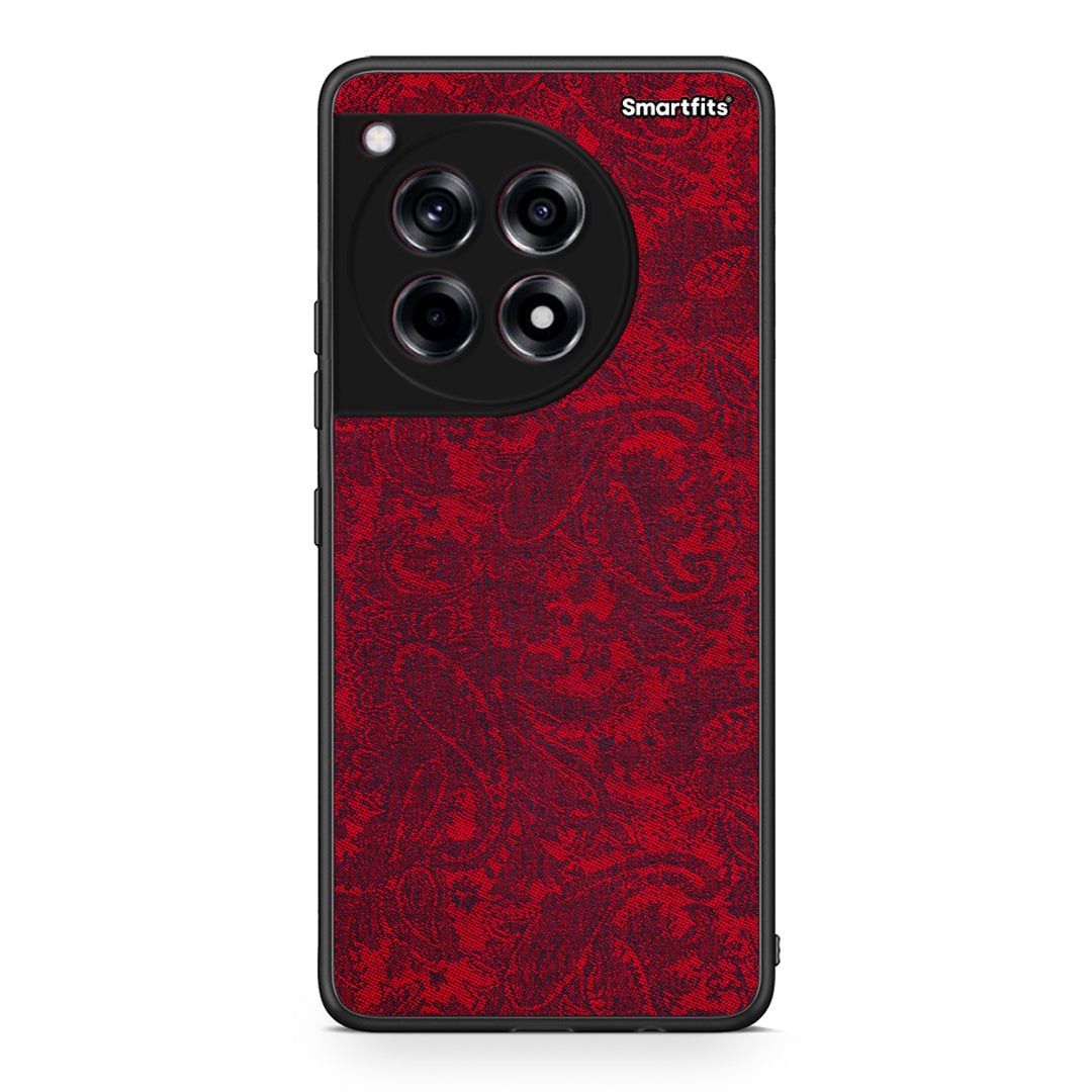 OnePlus 12 Paisley Cashmere θήκη από τη Smartfits με σχέδιο στο πίσω μέρος και μαύρο περίβλημα | Smartphone case with colorful back and black bezels by Smartfits