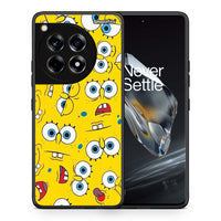 Thumbnail for Θήκη OnePlus 12 Sponge PopArt από τη Smartfits με σχέδιο στο πίσω μέρος και μαύρο περίβλημα | OnePlus 12 Sponge PopArt case with colorful back and black bezels