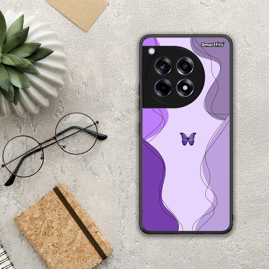 078 Purple Mariposa - OnePlus 12 θήκη
