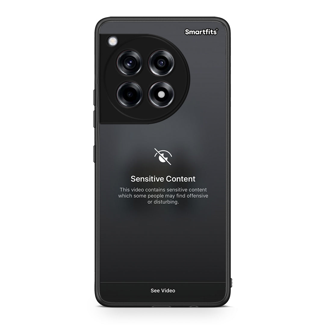 OnePlus 12 Sensitive Content θήκη από τη Smartfits με σχέδιο στο πίσω μέρος και μαύρο περίβλημα | Smartphone case with colorful back and black bezels by Smartfits