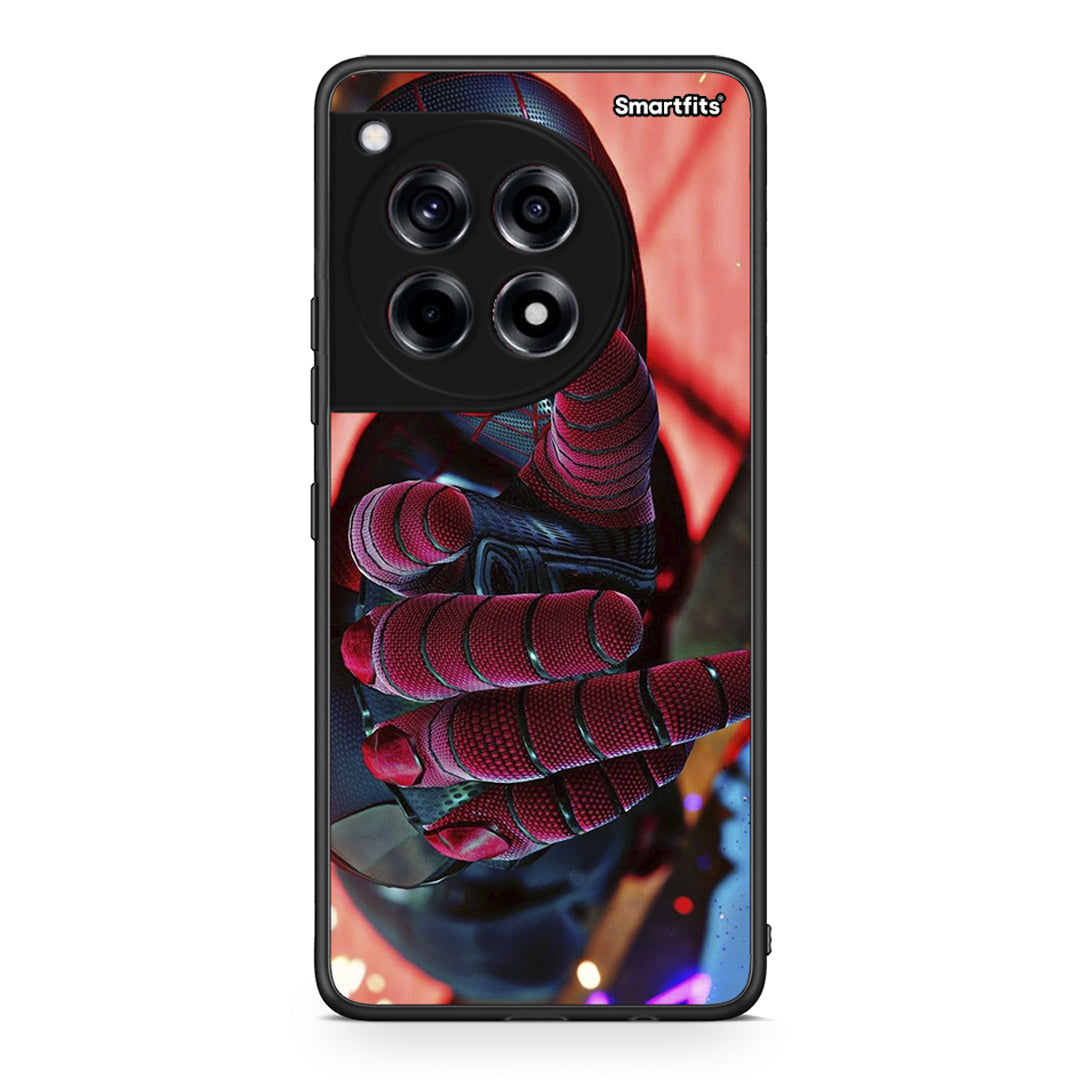 OnePlus 12 Spider Hand Θήκη από τη Smartfits με σχέδιο στο πίσω μέρος και μαύρο περίβλημα | Smartphone case with colorful back and black bezels by Smartfits