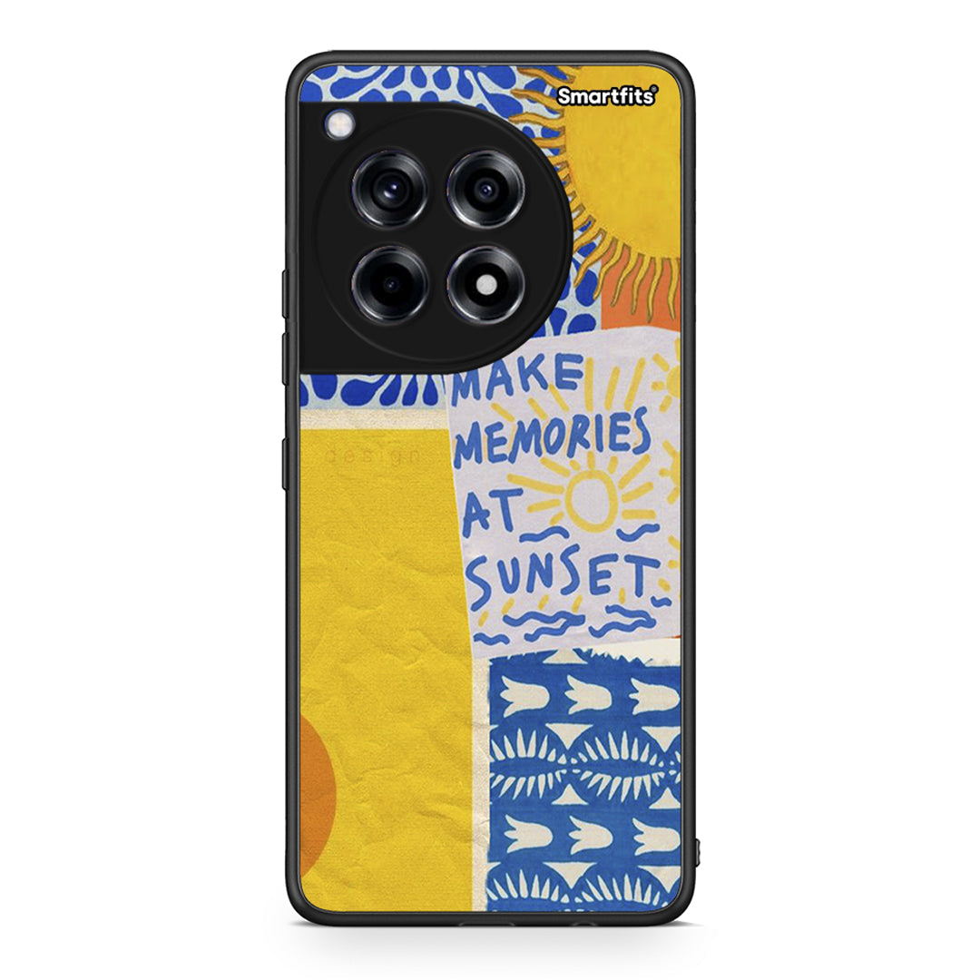OnePlus 12 Sunset Memories Θήκη από τη Smartfits με σχέδιο στο πίσω μέρος και μαύρο περίβλημα | Smartphone case with colorful back and black bezels by Smartfits