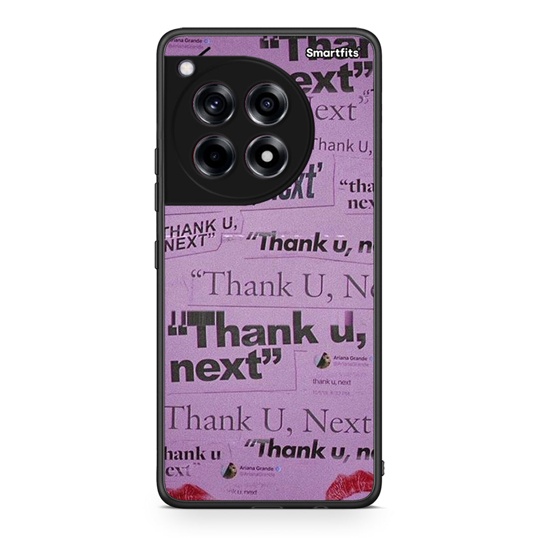 OnePlus 12 Thank You Next Θήκη Αγίου Βαλεντίνου από τη Smartfits με σχέδιο στο πίσω μέρος και μαύρο περίβλημα | Smartphone case with colorful back and black bezels by Smartfits