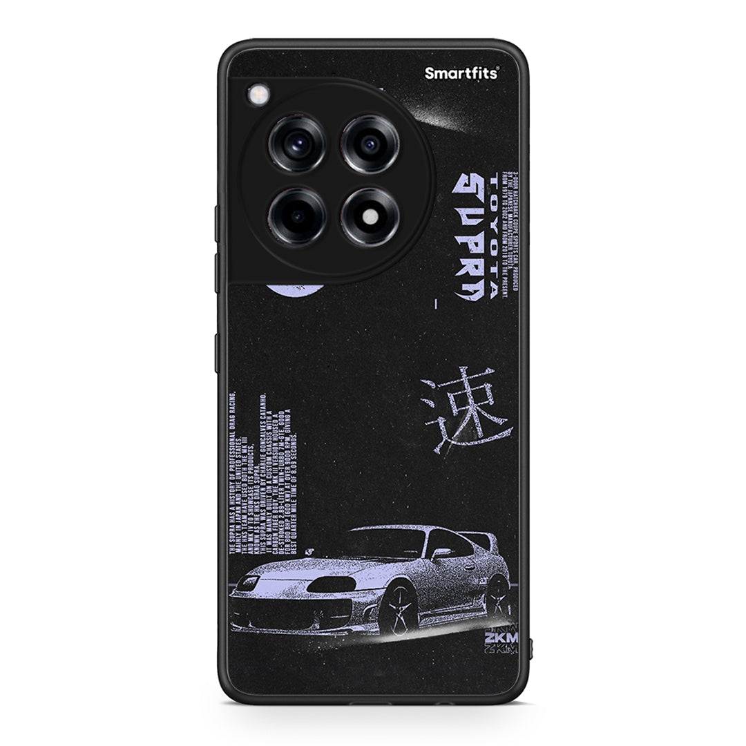 OnePlus 12 Tokyo Drift Θήκη Αγίου Βαλεντίνου από τη Smartfits με σχέδιο στο πίσω μέρος και μαύρο περίβλημα | Smartphone case with colorful back and black bezels by Smartfits