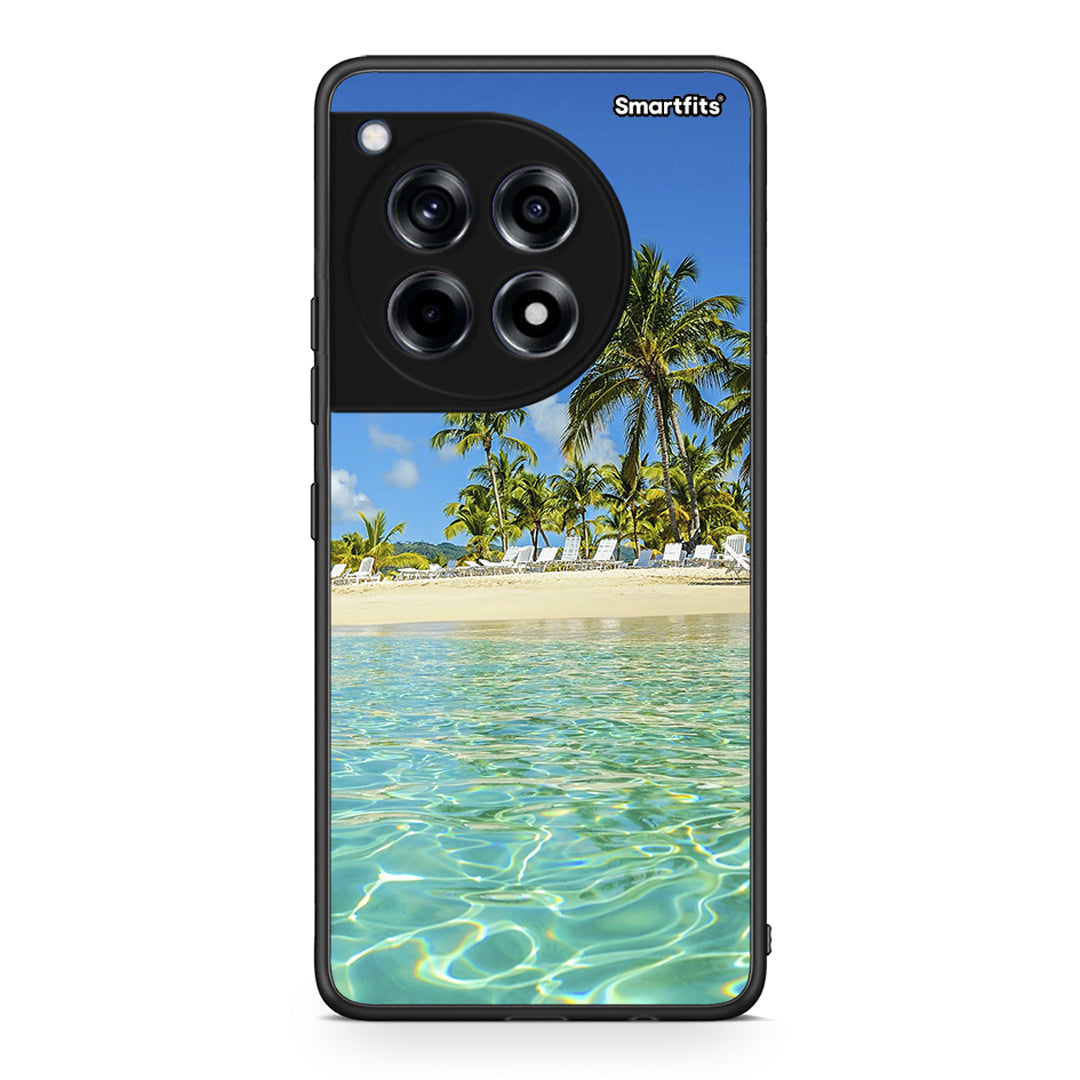 OnePlus 12 Tropical Vibes Θήκη από τη Smartfits με σχέδιο στο πίσω μέρος και μαύρο περίβλημα | Smartphone case with colorful back and black bezels by Smartfits