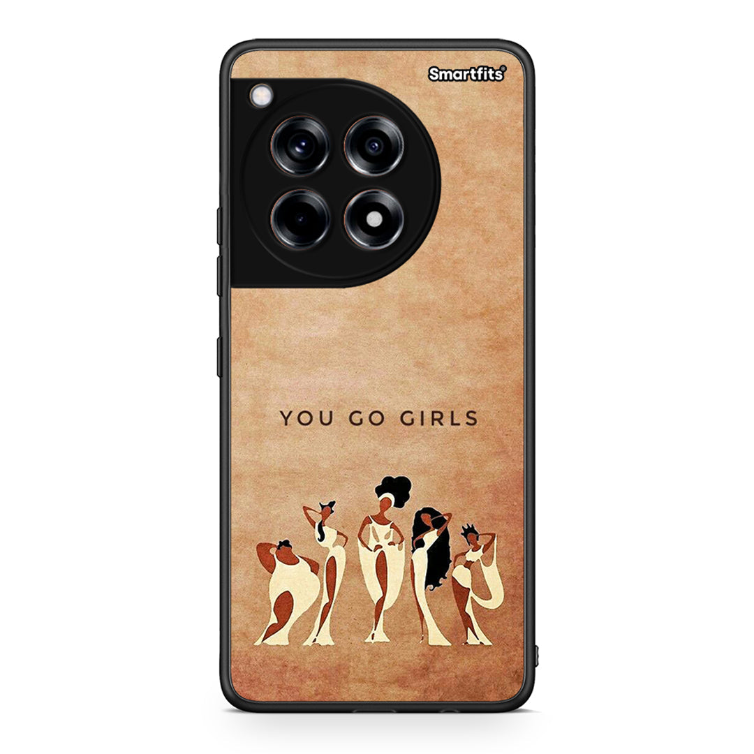 OnePlus 12 You Go Girl θήκη από τη Smartfits με σχέδιο στο πίσω μέρος και μαύρο περίβλημα | Smartphone case with colorful back and black bezels by Smartfits