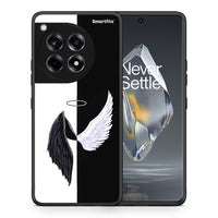 Thumbnail for Θήκη OnePlus 12R 5G Angels Demons από τη Smartfits με σχέδιο στο πίσω μέρος και μαύρο περίβλημα | OnePlus 12R 5G Angels Demons case with colorful back and black bezels