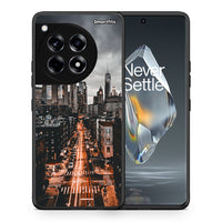 Thumbnail for Θήκη OnePlus 12R 5G City Lights από τη Smartfits με σχέδιο στο πίσω μέρος και μαύρο περίβλημα | OnePlus 12R 5G City Lights case with colorful back and black bezels