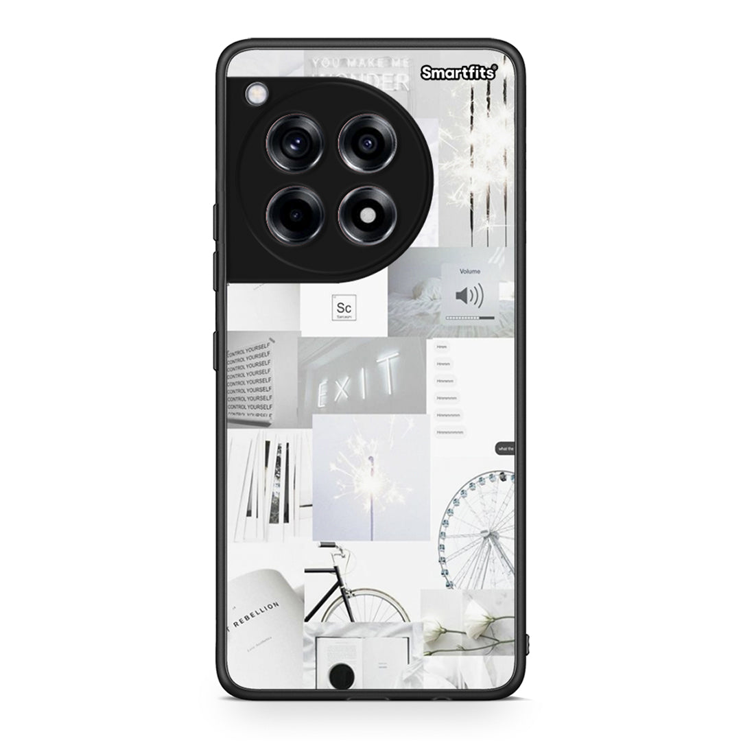 OnePlus 12R 5G Collage Make Me Wonder Θήκη Αγίου Βαλεντίνου από τη Smartfits με σχέδιο στο πίσω μέρος και μαύρο περίβλημα | Smartphone case with colorful back and black bezels by Smartfits