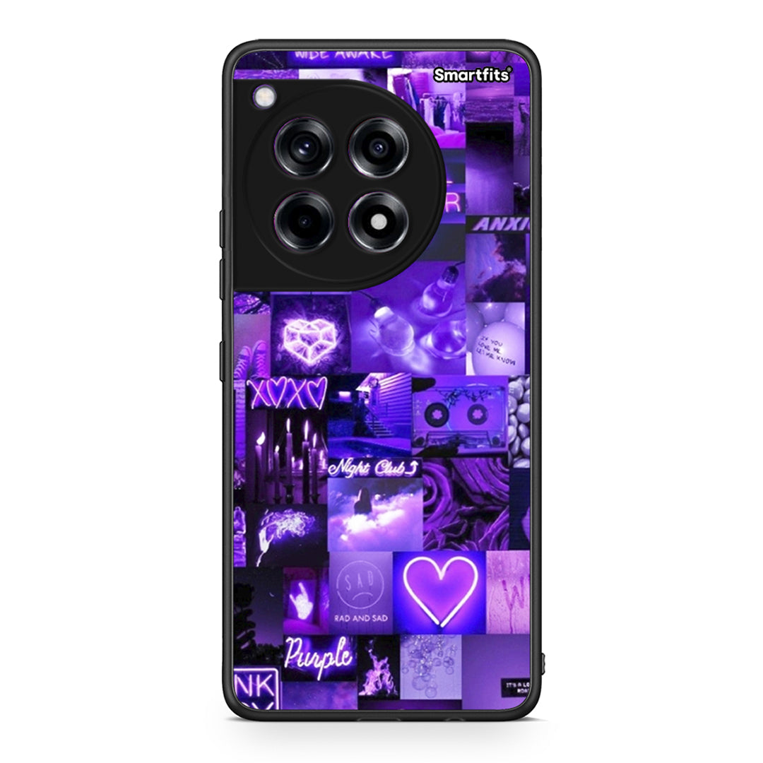 OnePlus 12R 5G Collage Stay Wild Θήκη Αγίου Βαλεντίνου από τη Smartfits με σχέδιο στο πίσω μέρος και μαύρο περίβλημα | Smartphone case with colorful back and black bezels by Smartfits