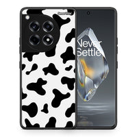 Thumbnail for Θήκη OnePlus 12R 5G Cow Print από τη Smartfits με σχέδιο στο πίσω μέρος και μαύρο περίβλημα | OnePlus 12R 5G Cow Print case with colorful back and black bezels