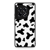 Thumbnail for OnePlus 12R 5G Cow Print θήκη από τη Smartfits με σχέδιο στο πίσω μέρος και μαύρο περίβλημα | Smartphone case with colorful back and black bezels by Smartfits