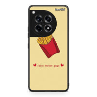 Thumbnail for OnePlus 12R 5G Fries Before Guys Θήκη Αγίου Βαλεντίνου από τη Smartfits με σχέδιο στο πίσω μέρος και μαύρο περίβλημα | Smartphone case with colorful back and black bezels by Smartfits