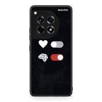 Thumbnail for OnePlus 12R 5G Heart Vs Brain Θήκη Αγίου Βαλεντίνου από τη Smartfits με σχέδιο στο πίσω μέρος και μαύρο περίβλημα | Smartphone case with colorful back and black bezels by Smartfits
