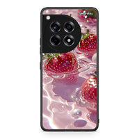 Thumbnail for OnePlus 12R 5G Juicy Strawberries θήκη από τη Smartfits με σχέδιο στο πίσω μέρος και μαύρο περίβλημα | Smartphone case with colorful back and black bezels by Smartfits
