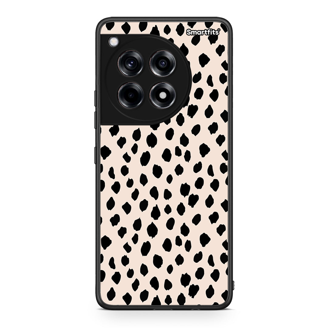 OnePlus 12R 5G New Polka Dots θήκη από τη Smartfits με σχέδιο στο πίσω μέρος και μαύρο περίβλημα | Smartphone case with colorful back and black bezels by Smartfits