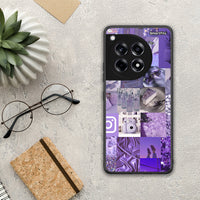 Thumbnail for Purple Aesthetic Collage - OnePlus 12R 5G θήκη