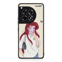 Thumbnail for OnePlus 12R 5G Walking Mermaid Θήκη από τη Smartfits με σχέδιο στο πίσω μέρος και μαύρο περίβλημα | Smartphone case with colorful back and black bezels by Smartfits