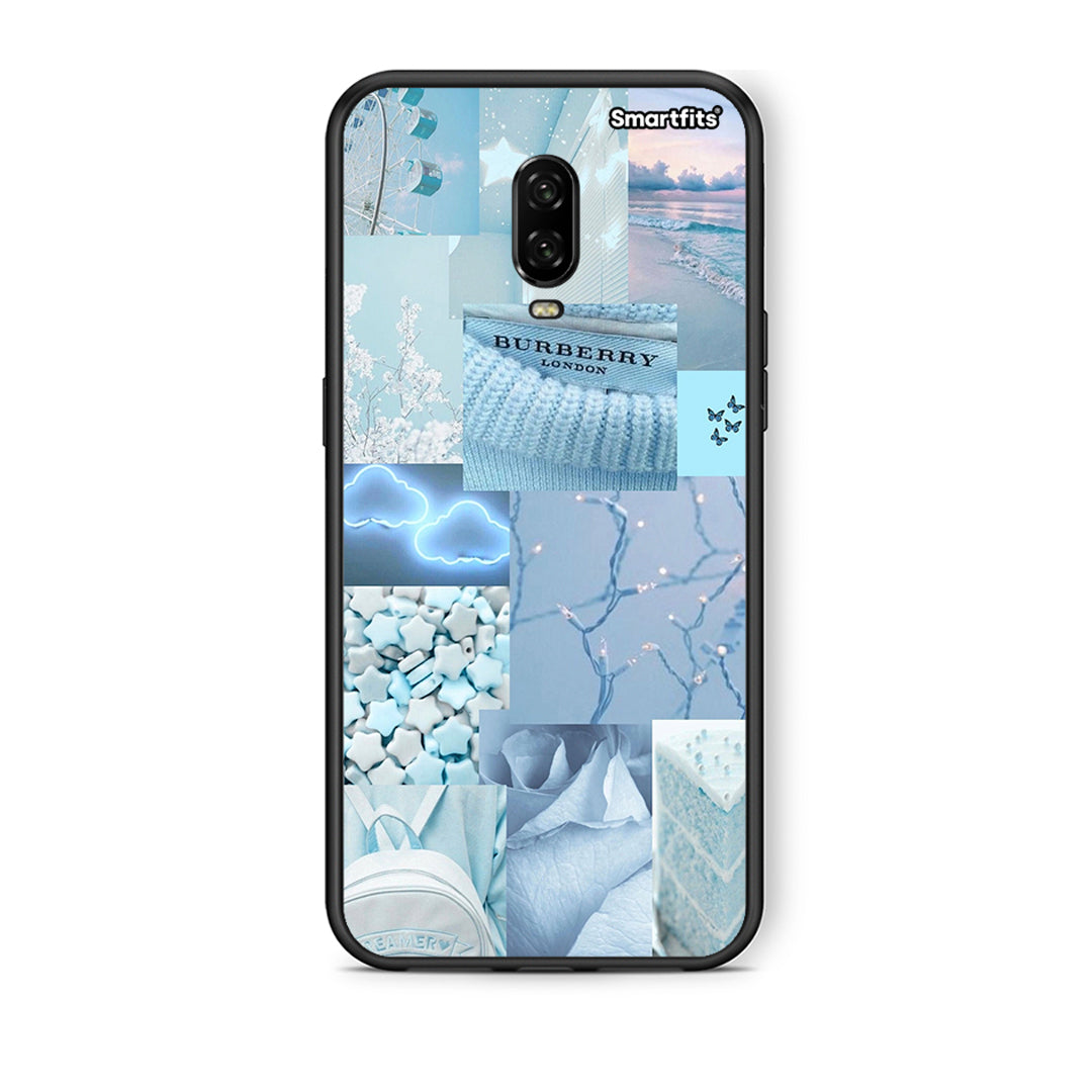 OnePlus 6T Ciel Aesthetic Collage θήκη από τη Smartfits με σχέδιο στο πίσω μέρος και μαύρο περίβλημα | Smartphone case with colorful back and black bezels by Smartfits