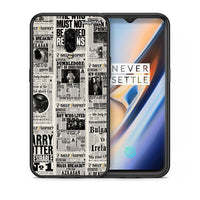 Thumbnail for Θήκη OnePlus 6T Harry Paper από τη Smartfits με σχέδιο στο πίσω μέρος και μαύρο περίβλημα | OnePlus 6T Harry Paper case with colorful back and black bezels