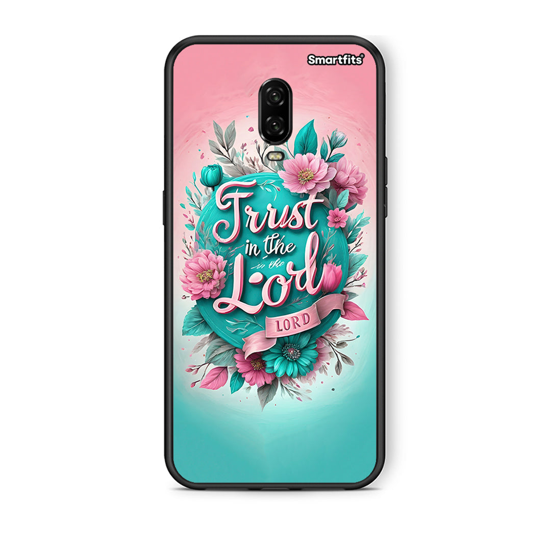 OnePlus 6T Lord Trust θήκη από τη Smartfits με σχέδιο στο πίσω μέρος και μαύρο περίβλημα | Smartphone case with colorful back and black bezels by Smartfits