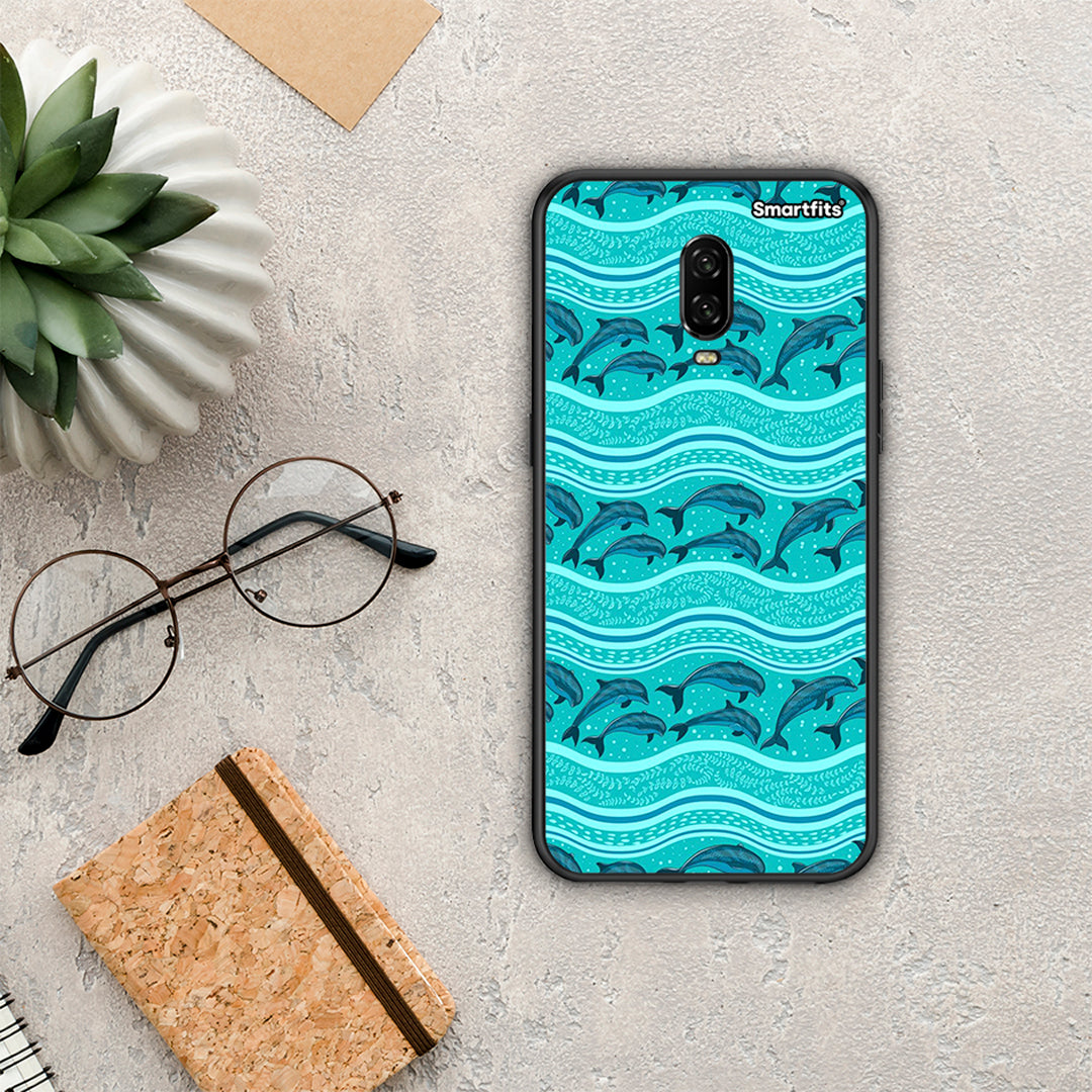 Swimming Dolphins - OnePlus 6T case