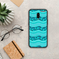 Thumbnail for Swimming Dolphins - OnePlus 6T case