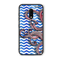 Thumbnail for OnePlus 7 Chevron Devilfish θήκη από τη Smartfits με σχέδιο στο πίσω μέρος και μαύρο περίβλημα | Smartphone case with colorful back and black bezels by Smartfits