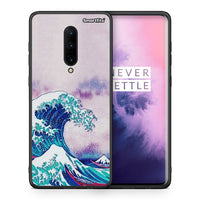 Thumbnail for Θήκη OnePlus 7 Pro Blue Waves από τη Smartfits με σχέδιο στο πίσω μέρος και μαύρο περίβλημα | OnePlus 7 Pro Blue Waves case with colorful back and black bezels