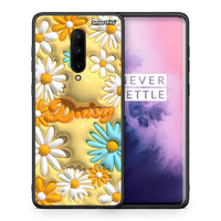 Thumbnail for Θήκη OnePlus 7 Pro Bubble Daisies από τη Smartfits με σχέδιο στο πίσω μέρος και μαύρο περίβλημα | OnePlus 7 Pro Bubble Daisies case with colorful back and black bezels