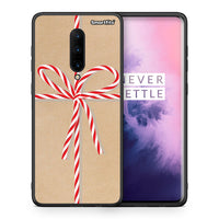 Thumbnail for Θήκη OnePlus 7 Pro Christmas Gift από τη Smartfits με σχέδιο στο πίσω μέρος και μαύρο περίβλημα | OnePlus 7 Pro Christmas Gift case with colorful back and black bezels