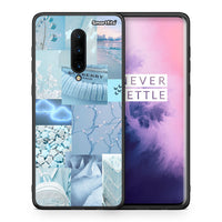 Thumbnail for Θήκη OnePlus 7 Pro Ciel Aesthetic Collage από τη Smartfits με σχέδιο στο πίσω μέρος και μαύρο περίβλημα | OnePlus 7 Pro Ciel Aesthetic Collage case with colorful back and black bezels