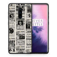 Thumbnail for Θήκη OnePlus 7 Pro Harry Paper από τη Smartfits με σχέδιο στο πίσω μέρος και μαύρο περίβλημα | OnePlus 7 Pro Harry Paper case with colorful back and black bezels