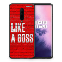 Thumbnail for Θήκη OnePlus 7 Pro Like A Boss από τη Smartfits με σχέδιο στο πίσω μέρος και μαύρο περίβλημα | OnePlus 7 Pro Like A Boss case with colorful back and black bezels