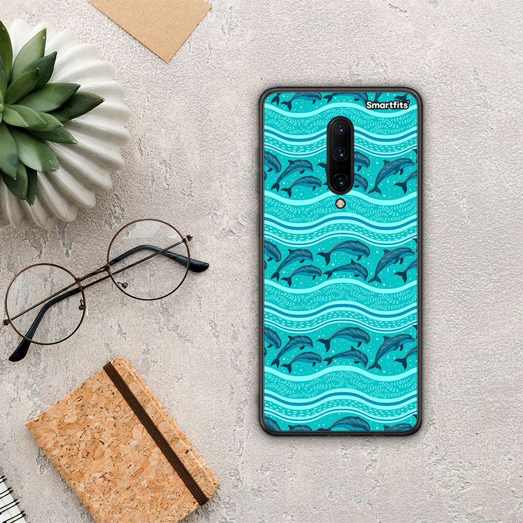 Swimming Dolphins - OnePlus 7 Pro case