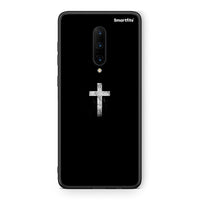 Thumbnail for OnePlus 7 Pro White Cross θήκη από τη Smartfits με σχέδιο στο πίσω μέρος και μαύρο περίβλημα | Smartphone case with colorful back and black bezels by Smartfits