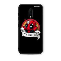 Thumbnail for OnePlus 7 Unicorn Deadpool θήκη από τη Smartfits με σχέδιο στο πίσω μέρος και μαύρο περίβλημα | Smartphone case with colorful back and black bezels by Smartfits