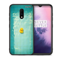 Thumbnail for Θήκη OnePlus 7 Yellow Duck από τη Smartfits με σχέδιο στο πίσω μέρος και μαύρο περίβλημα | OnePlus 7 Yellow Duck case with colorful back and black bezels