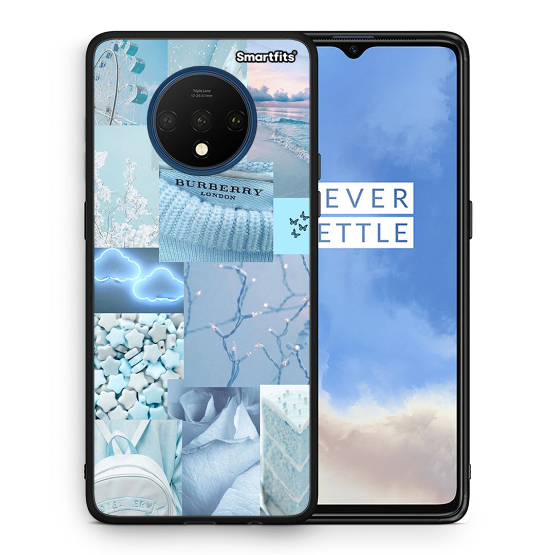 Θήκη OnePlus 7T Ciel Aesthetic Collage από τη Smartfits με σχέδιο στο πίσω μέρος και μαύρο περίβλημα | OnePlus 7T Ciel Aesthetic Collage case with colorful back and black bezels