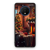 Thumbnail for OnePlus 7T Home For Christmas θήκη από τη Smartfits με σχέδιο στο πίσω μέρος και μαύρο περίβλημα | Smartphone case with colorful back and black bezels by Smartfits