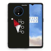 Thumbnail for Θήκη OnePlus 7T Minimal Christmas από τη Smartfits με σχέδιο στο πίσω μέρος και μαύρο περίβλημα | OnePlus 7T Minimal Christmas case with colorful back and black bezels