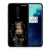 Thumbnail for Θήκη OnePlus 7T Pro Anime Girl από τη Smartfits με σχέδιο στο πίσω μέρος και μαύρο περίβλημα | OnePlus 7T Pro Anime Girl case with colorful back and black bezels