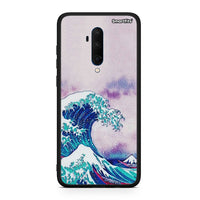 Thumbnail for OnePlus 7T Pro Blue Waves θήκη από τη Smartfits με σχέδιο στο πίσω μέρος και μαύρο περίβλημα | Smartphone case with colorful back and black bezels by Smartfits